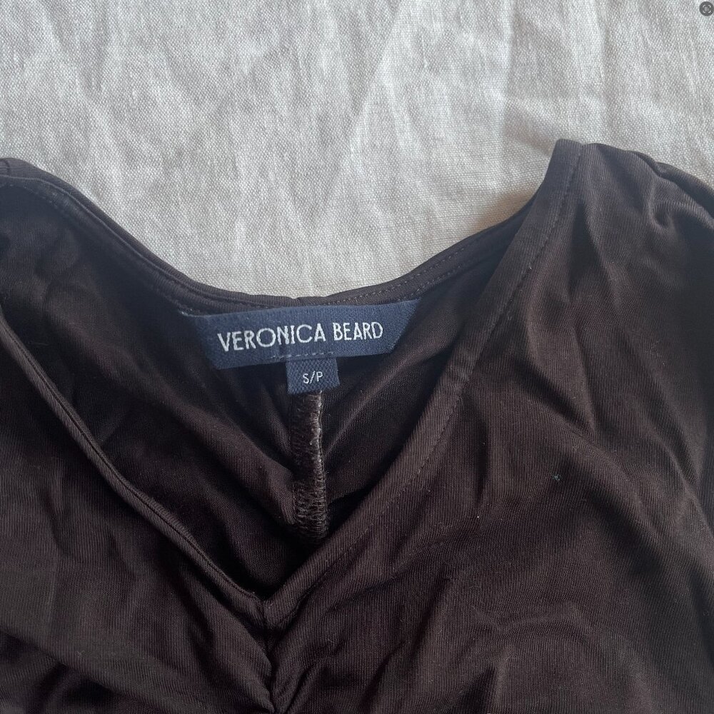 Veronica Beard Neeta Ruched Sleeveless Top (Size S) NWOT - Picture 6 of 8